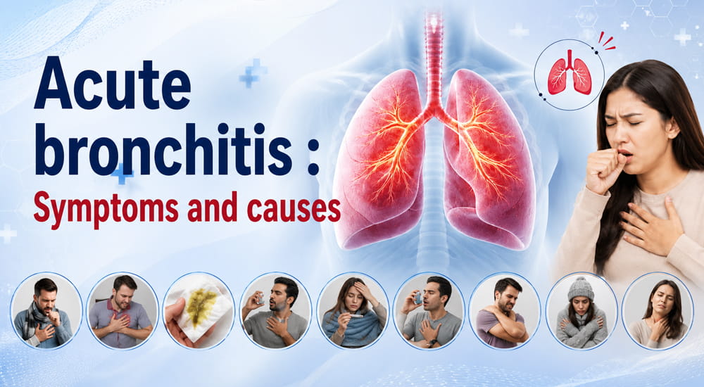 Acute bronchitis : Symptoms and causes