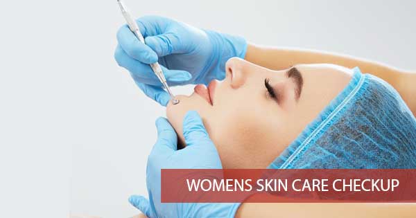 Womens Skin Care Checkup